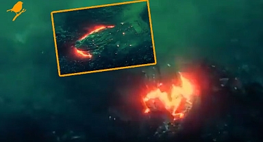 Okyanus dibindeki volkanik patlama görsel şölen oluşturdu